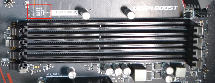 ram slots pairings information on motherboard
